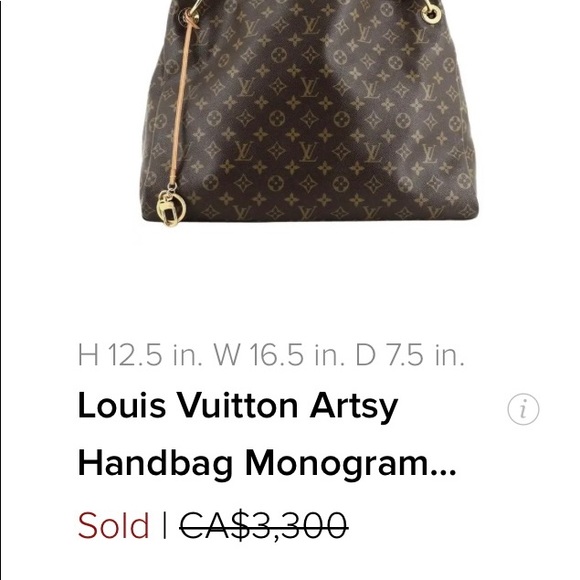 Louis Vuitton Monogram ARTSY MM - Picture 16 of 16